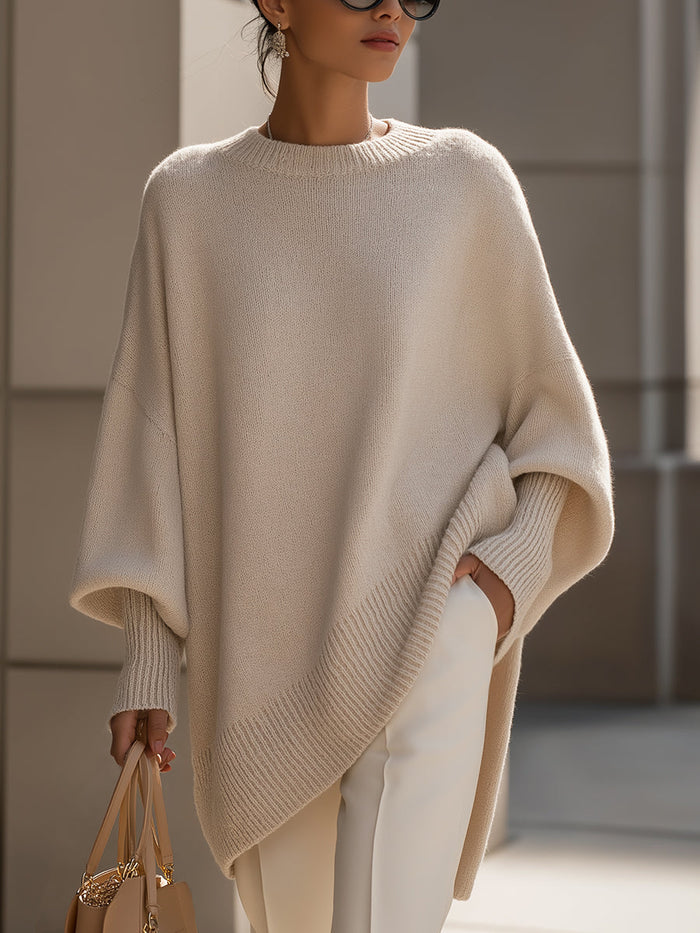 Annika | Damen Eleganter Oversized Pullover