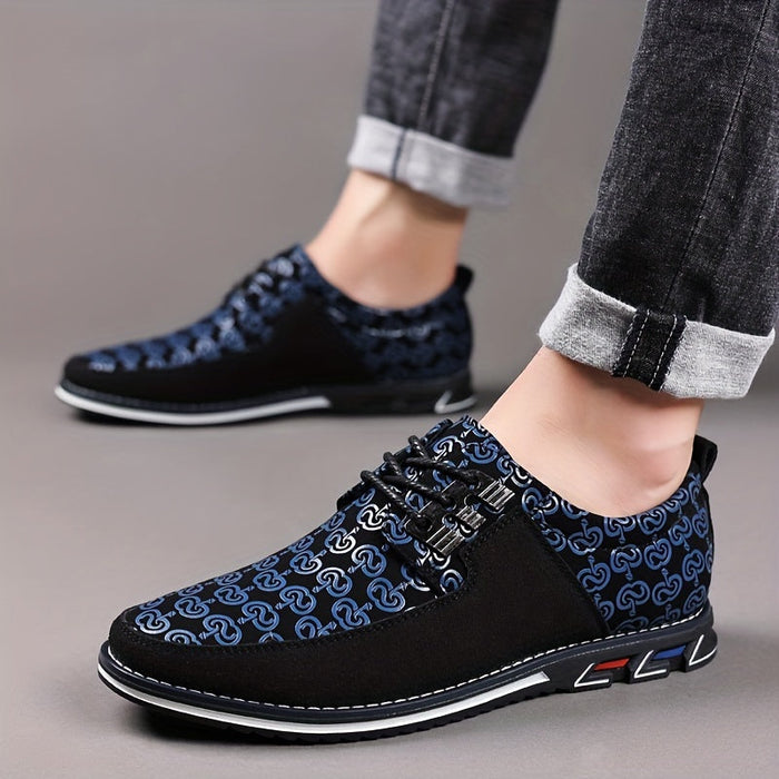 Herren Sportschuhe mit Musterung und Schnürung