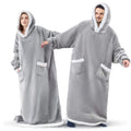Übergrosse Hoodie-Decke mit Sherpa-Kapuze