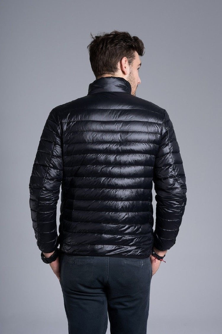 Leichte Herren Steppjacke mit Stehkragen