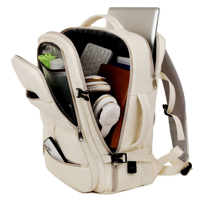 Grosser Laptop-Rucksack mit vielen Fächern