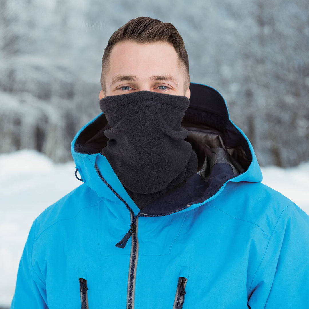 Fleece-Halswärmer mit Kordelzug und Stopper