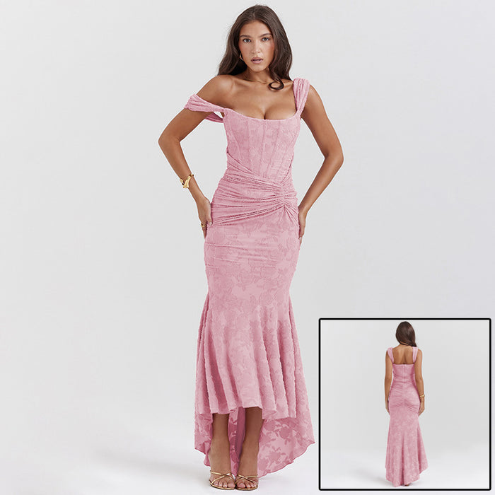 Mia | Schulterfreies Meerjungfrau-Abendkleid in Korsettoptik