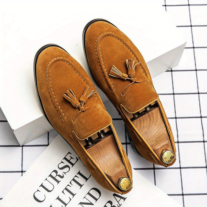 Herren Loafer mit Quasten und Slip-On-Design