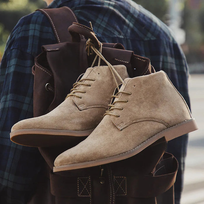 Herren Chukka Boots Schnürung Knöchelhoch für Alltag