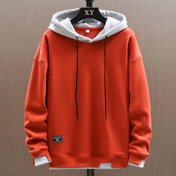 Jens | Herren Zwei-Ton Freizeit Pullover Hoodie
