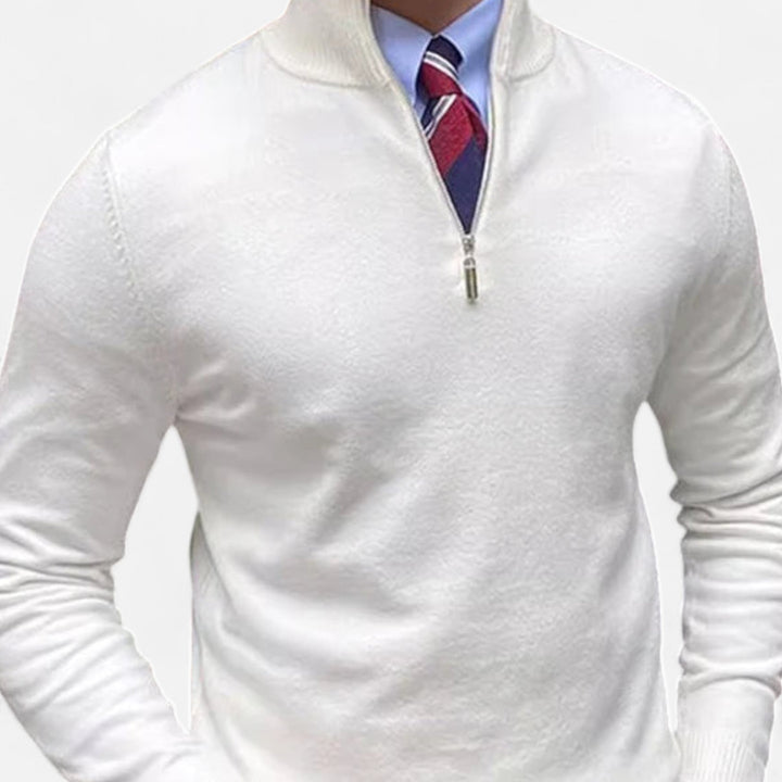 Benjamin | Herren Frühlings Half-Zip Pullover