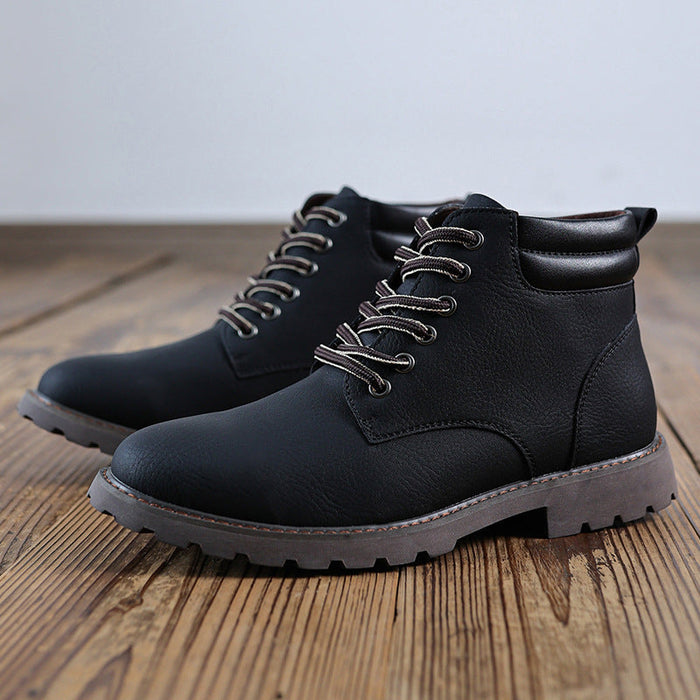 Herren Schnürstiefel mit Laufsohle und Schnürung