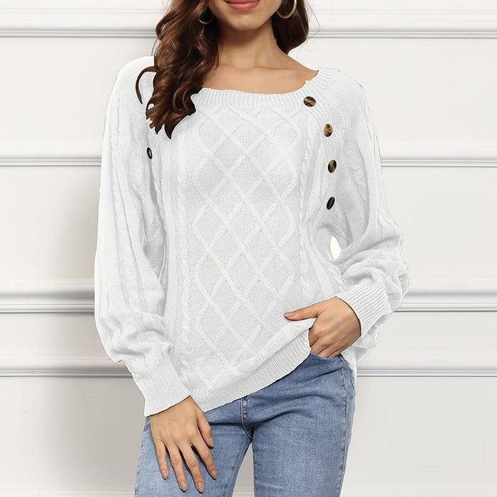 Drune | Zopfmuster Pullover mit Strukturmuster