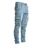 Dominic | Herren Trendige Cargohose mit schmal zulaufender Passform
