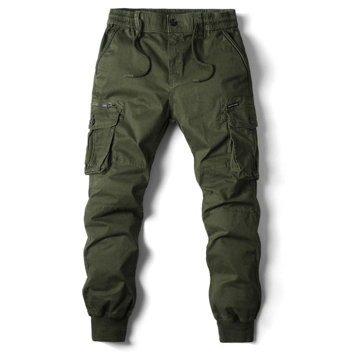 David | Herren Modische Cargohose mit schmal zulaufender Passform