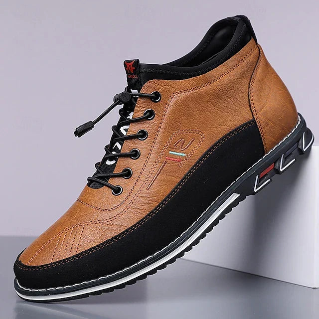 Herren Schnürschuhe mit Gepolsterter Sohle