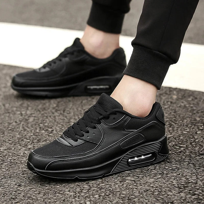 Herren Air-Cushion Sneaker mit Schnürung und Mesh-Obermaterial