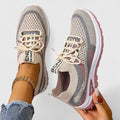 Johanna | Damen Orthopädische Schnürsenkel-Laufschuhe Atmungsaktive Mesh-Sneaker