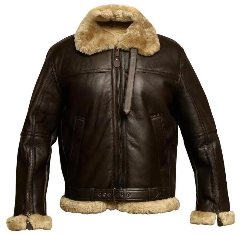 Roland | Herren Klassische Fliegerjacke mit Reißverschluss