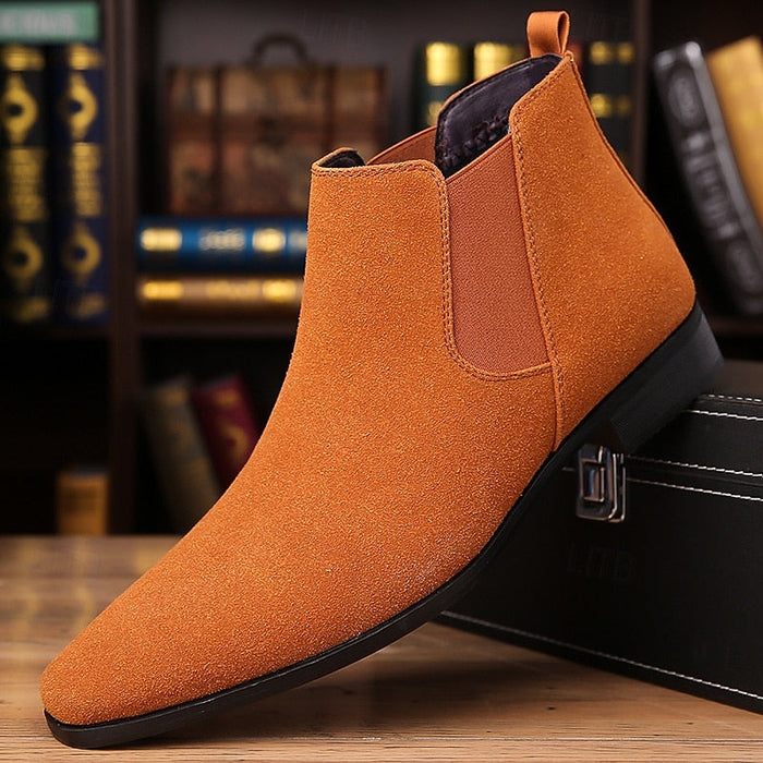 Herren Chelsea Boots mit Elastik-Einsätzen für Alltag