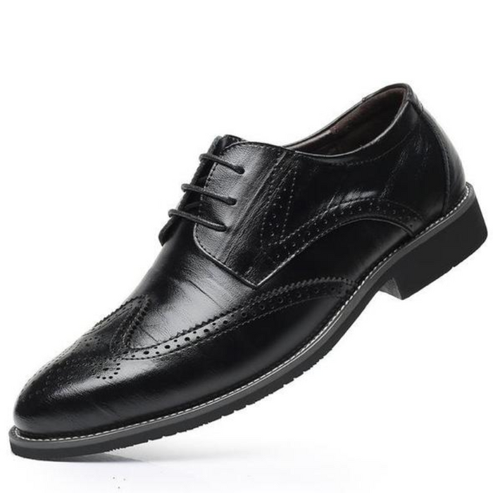 Herren Derby-Schuhe mit Schnürung und Plateausohle